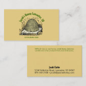 Beehive Honey Light Amber Visitenkarte (Vorne/Hinten)
