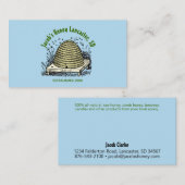 Beehive Honey Light Blue Visitenkarte (Vorne/Hinten)