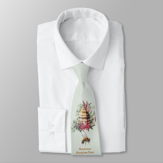Beehive Honeybee Business Neck Tie Krawatte (Gebunden)