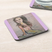 Beehive Mermaid Getränkeuntersetzer (Linke Seite)