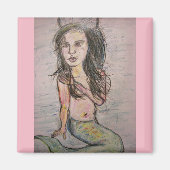 Beehive Mermaid Magnet (Vorne)