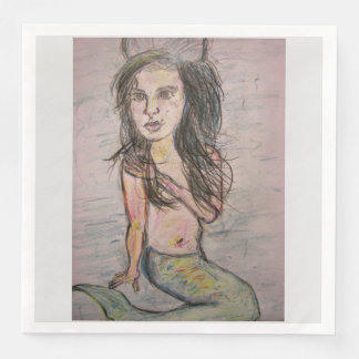 Beehive Mermaid Serviette