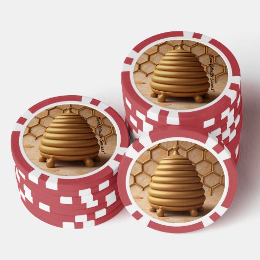 "Beehive Serenity" Pokerchips (Stapel)