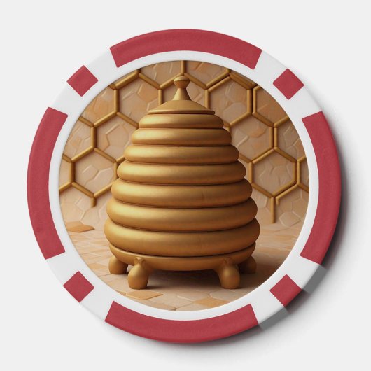 "Beehive Serenity" Pokerchips (Rückseite)