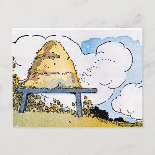 Beehive Vintag Art Rezept Karte Postkarte