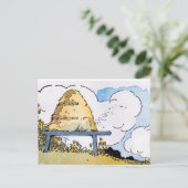 Beehive Vintag Art Rezept Karte Postkarte (Stehend Vorderseite)