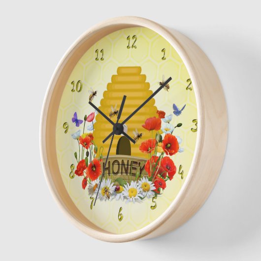 Beehive Wanduhr (Winkel)