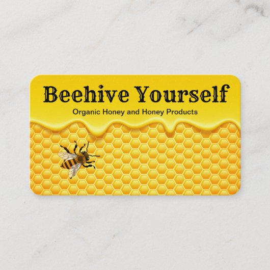 Beehive Yourself Business Card Visitenkarte (Vorderseite)