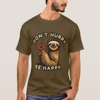 Beeil dich nicht, dich mit dem Faulenzer T - Shirt