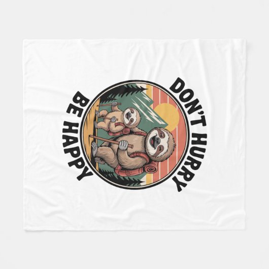 Beeil dich nicht, sei froh, dass das Offizielle Fa Fleecedecke (Vorderseite (Horizontal))