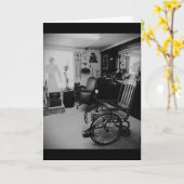 "Beeil dich und warte! Gut Karte (Gelbe Blume)