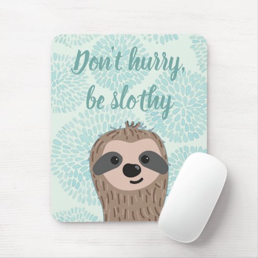 Beeilen Sie sich nicht, ein lautstarkes Niedliches Mousepad (Mit Mouse)