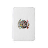 Beeilt euch nicht, sei glücklich Faulenzerwanderma Badematte (Vorderseite Vertikal)