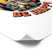 Beeilt euch nicht, sei glücklich Faulenzerwanderma Poster (Ecke)