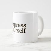 Beeindrucken Sie selbst Jumbo-Tasse (Vorderseite Rechts)