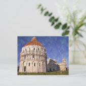 Beeindruckend Pisa Miracoli Postkarte (Stehend Vorderseite)