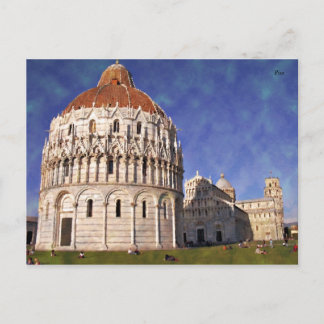 Beeindruckend Pisa Miracoli Postkarte