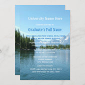 beeindruckende Abschluss-Zeremonie Einladung (Vorne/Hinten)