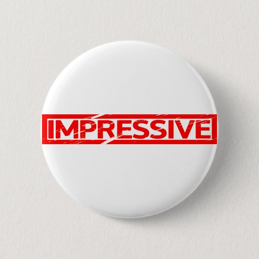 Beeindruckende Briefmarke Button (Vorderseite)