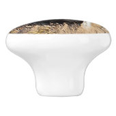 Beeindruckende Bull Moose Keramikknauf (Seitenansicht)