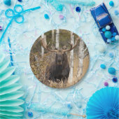 Beeindruckende Bull Moose Pappteller (Party)
