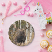 Beeindruckende Bull Moose Pappteller (Party)