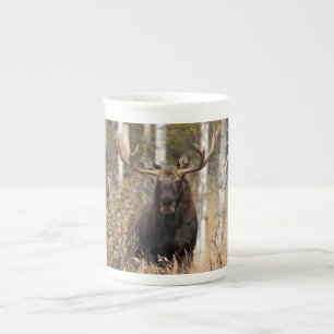 Beeindruckende Bull Moose Porzellantasse