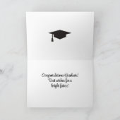 Beeindruckende Graduate Glückwunsch! Abschluss Karte (Innenseite)