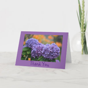 Beeindruckende Hydrangea Danke Karte