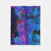 Beeindruckende Landschaft von Dunkelblau und Rotem Fleecedecke (Vorderseite)