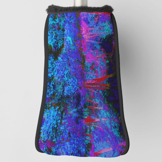 Beeindruckende Landschaft von Dunkelblau und Rotem Golf Headcover (Rotieren 90)