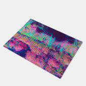 Beeindruckende Lila und heiß rosa Landschaft Fußmatte (Schrägansicht)