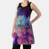 Beeindruckende Lila und heiß rosa Landschaft Schürze (InSitu)