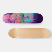 Beeindruckende Lila und heiß rosa Landschaft Skateboard (Horizontal)