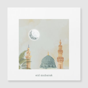 Beeindruckende Masjid An-Nabawi Magnetkarte   Eid