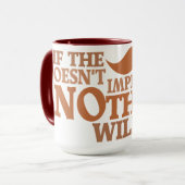 Beeindruckende Mustache-Tasse - wählen Sie Stil, F Tasse (Vorderseite Links)