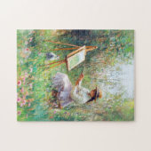 Beeindruckende Ölmalerei neben der Außenhaut Puzzle (Horizontal)