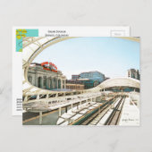 Beeindruckende West View, Gewerkschaft Station, De Postkarte (Vorne/Hinten)