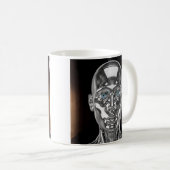 Beeindruckender Chromandroid Kaffeetasse (VorderseiteRechts)