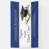 Beeindruckender Master-Abschluss! Abschluss Banner (Vertikal)