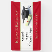 Beeindruckender Master-Abschluss! Abschluss Banner (Vertikal)