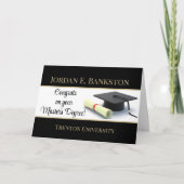 Beeindruckender Master-Abschluss! Abschluss Karte (Vorderseite)