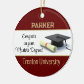 Beeindruckender Master-Abschluss! Abschluss Keramik Ornament (Links)