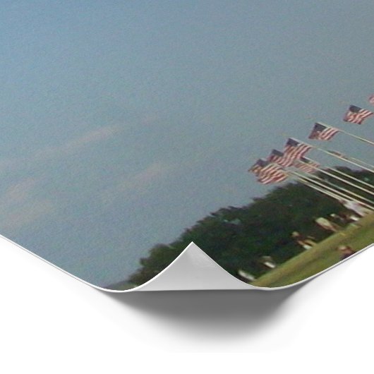 Beeindruckender Sonnenkontrast Poster (Ecke)