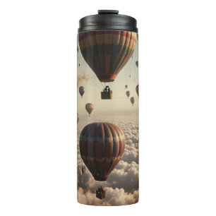 Beeindruckender Stil Hot-Air-Ballons in Sky Thermosbecher