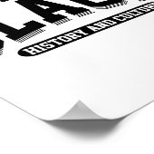 Beeinflusst durch schwarze Geschichte und Kultur A Poster (Ecke)
