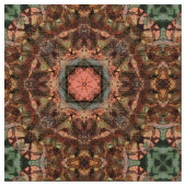 Beeinflußte Stern-OstMandala und Kreuz-Fliese Stoff (Nahaufnahme)