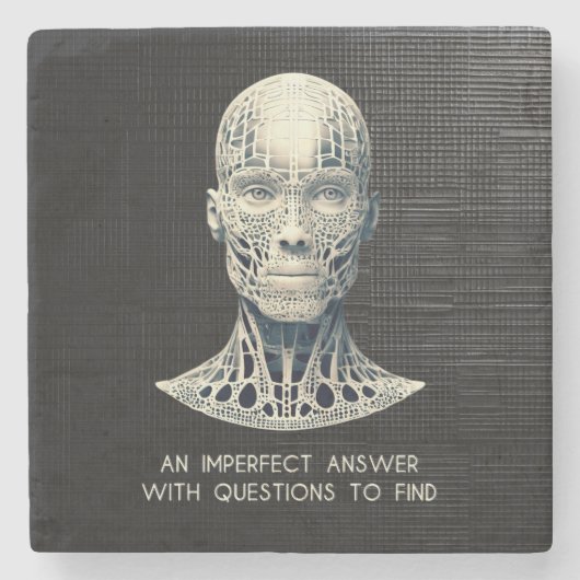 BEEINTRÄCHTIGUNG VON Marmorstein Steinuntersetzer (Vorderseite)