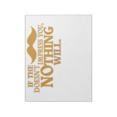 Beeinve Musstache custom color notepad Notizblock (Rotiert)