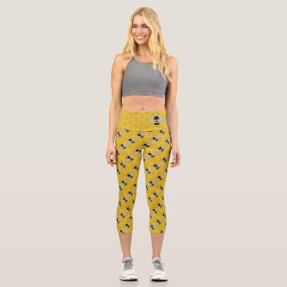Beek Swarm von Bienen Capri Leggings